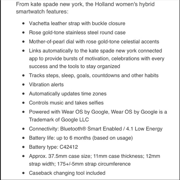New Kate spade smart watch - Picture 3 of 8